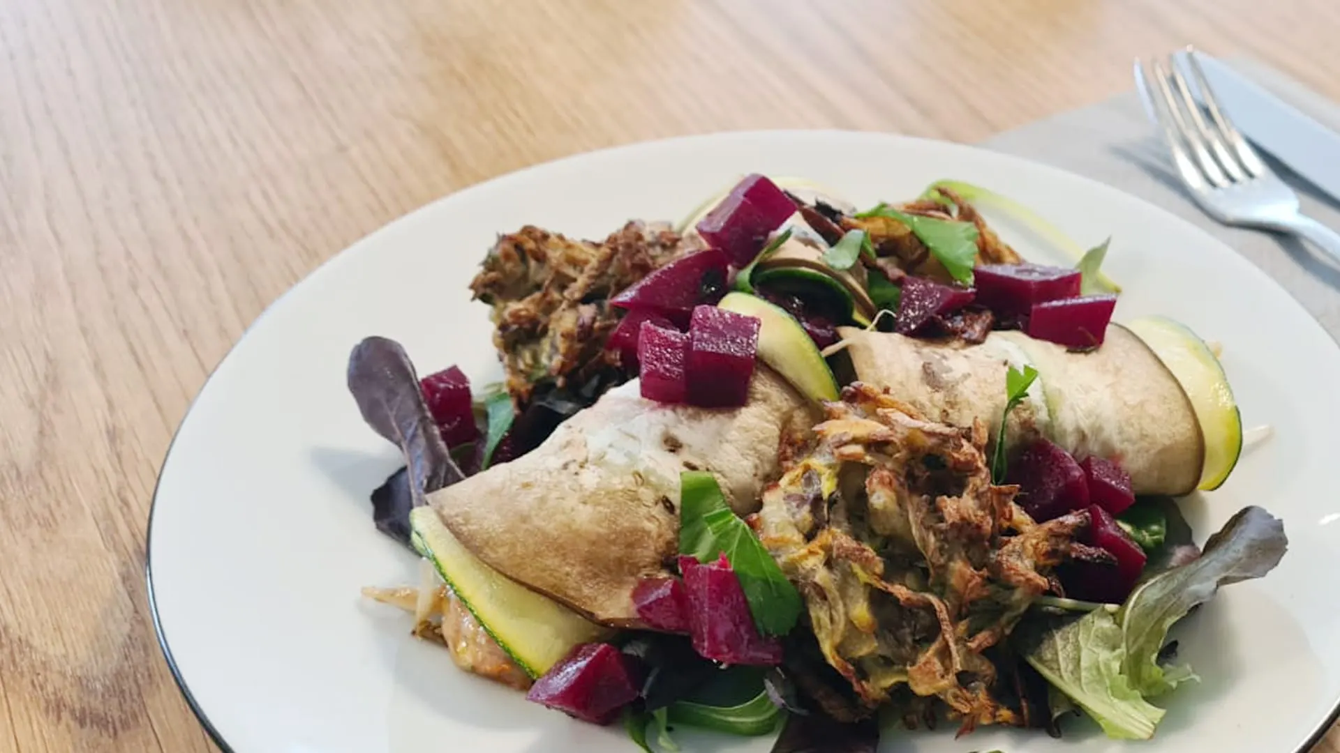 Vegane Kreation aus der Pergola-Küche