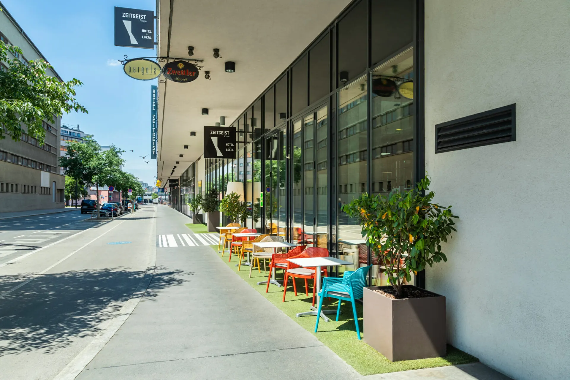 Hotel Zeitgeist Vienna von außen