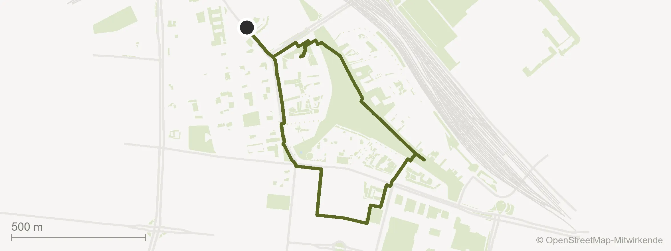 Karte der Park-Runde