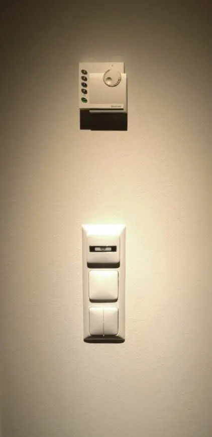 Das Welcome-Light im Zimmer