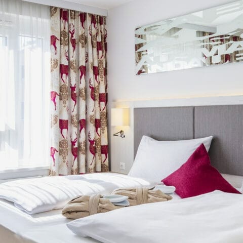 Bequemes Bett im Zeitgeist Vienna