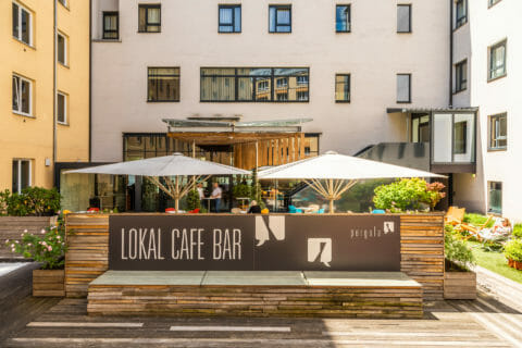 Chill- & Workout Area im Zeitgeist Vienna